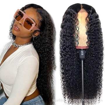 Peruvian Lace Front Wigs Water Wave Full Lace Human Hair Wig For Black Women Glueless Cuticle Aligned Remy Hair Lace Frontal Wig